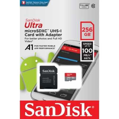 microSDXC Ultra 256GB support A1